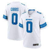 Jahmyr Gibbs Detroit Lions Game Player Jersey - White
