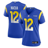 Puka Nacua Los Angeles Rams Women's Game Player Jersey - Royal