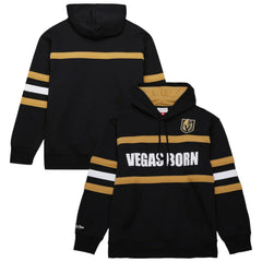 Vegas Golden Knights Mitchell & Ness Head Coach Slogan Pullover Hoodie Black