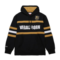 Vegas Golden Knights Mitchell & Ness Head Coach Slogan Pullover Hoodie Black