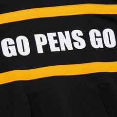 Pittsburgh Penguins Mitchell & Ness Head Coach Slogan Pullover Hoodie Black
