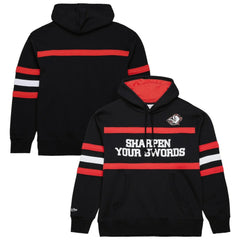Buffalo Sabres Mitchell & Ness Head Coach Slogan Pullover Hoodie Black