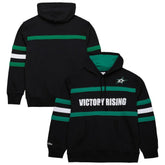 Dallas Stars Mitchell & Ness Head Coach Slogan Pullover Hoodie Black