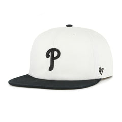 Philadelphia Phillies Foundation Captain Snapback Hat White/Black | 47 brand