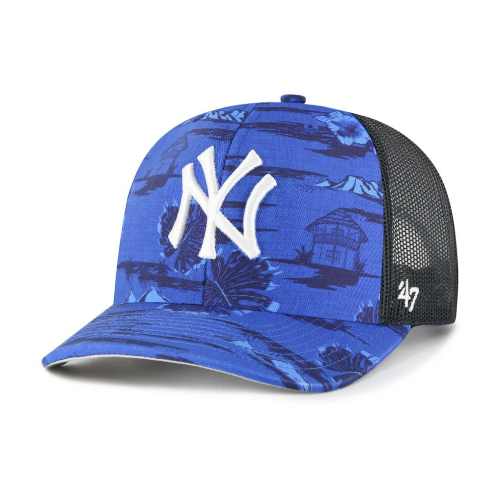 New York Yankees Fiji Trucker Adjustable Hat Blue | 47 brand