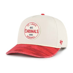 St. Louis Cardinals Fiji Rope Hitch Adjustable Hat Cream/Red | 47 brand