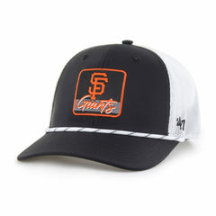 San Francisco Giants Scratch Adjustable Trucker Hat Black/White | 47 brand