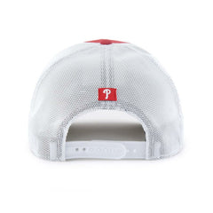 Philadelphia Phillies Scratch Adjustable Trucker Hat Red/White | 47 brand