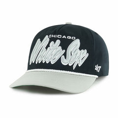 Chicago White Sox Dropshadow Rope Hitch Adjustable Hat Black | 47 brand