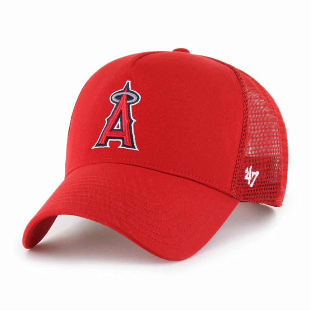 Los Angeles Angels Ballpark Offside Adjustable Trucker Hat Red | 47 brand