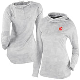 Calgary Flames Columbia Women's Omni-Wick Sunday Ball Pullover Hoodie White