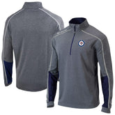 Winnipeg Jets Columbia Omni-Wick Shotgun 2.0 Quarter-Zip Pullover Top Navy
