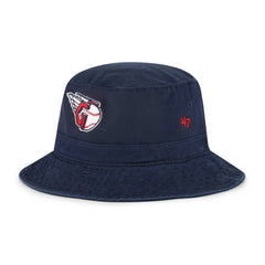 Cleveland Guardians Primary Logo Bucket Hat Navy | 47 brand