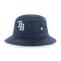 Tampa Bay Rays Primary Logo Bucket Hat Navy | 47 brand