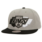 Los Angeles Kings Mitchell & Ness Soul Triple Up Snapback Hat Gray
