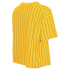 Boston Red Sox Women's 2025 City Connect Pinstripe T-Shirt Yellow | New Era