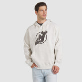 New Jersey Devils Fanatics Made in Canada Pullover Hoodie Cream