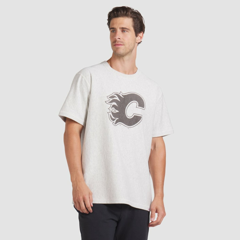 Calgary Flames Fanatics Made in Canada T-Shirt Cream