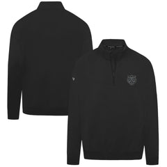 Detroit Tigers Levelwear Murray Nightfall Quarter-Zip Top Black