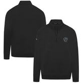 Milwaukee Brewers Levelwear Murray Nightfall Quarter-Zip Top Black