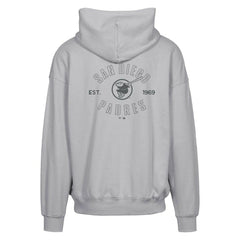 San Diego Padres Levelwear Uphill Abyssal Full-Zip Hoodie Gray