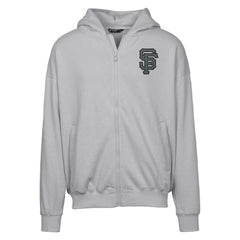 San Francisco Giants Levelwear Uphill Abyssal Full-Zip Hoodie Gray