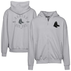 Boston Red Sox Levelwear Uphill Abyssal Full-Zip Hoodie Gray