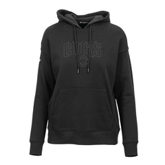 Chicago Cubs Levelwear Women's Adorn Darkmoon Pullover Hoodie Black