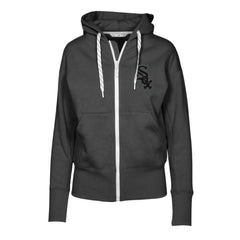 Chicago White Sox Levelwear Women's Gardinia Nightfall Full-Zip Hoodie Black