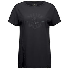Boston Red Sox Levelwear Women's Influx Abyssal T-Shirt Black