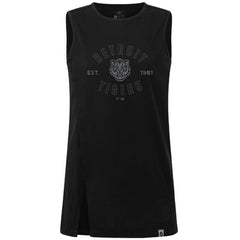 Detroit Tigers Levelwear Women's Influx Abyssal Tank Top Black