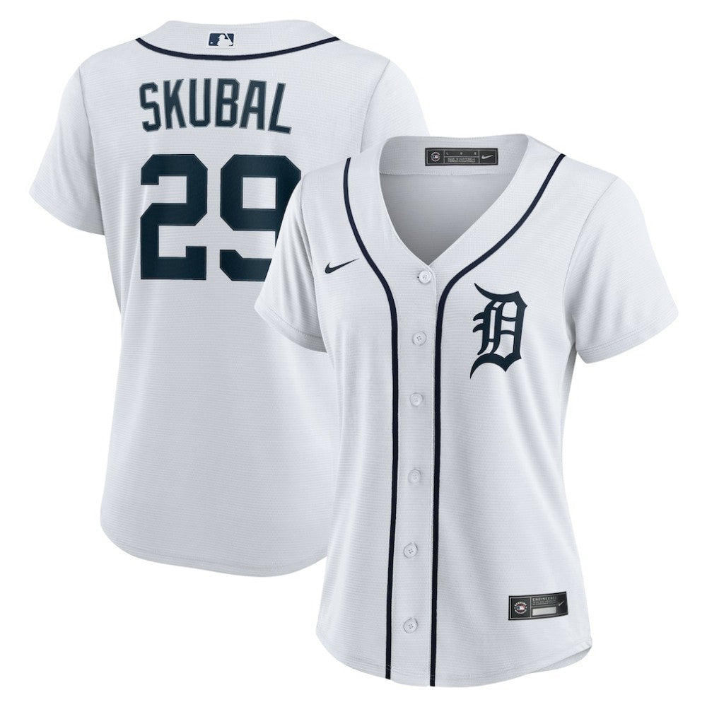 Tarik Skubal Detroit Tigers Women's Home Replica Player Jersey - White