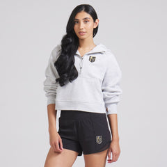 Vegas Golden Knights lululemon Women's Scuba Oversized Half-Zip Hoodie Heathered Core Ultra Light Grey