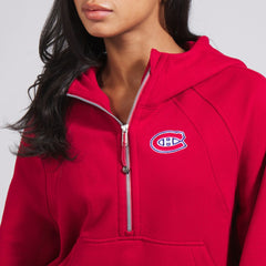 Montreal Canadiens lululemon Women's Scuba Oversized Half-Zip Hoodie True Red