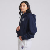 Edmonton Oilers lululemon Women's Scuba Oversized Half-Zip Hoodie True Navy