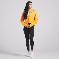 Edmonton Oilers lululemon Women's Scuba Oversized Half-Zip Hoodie Tiger