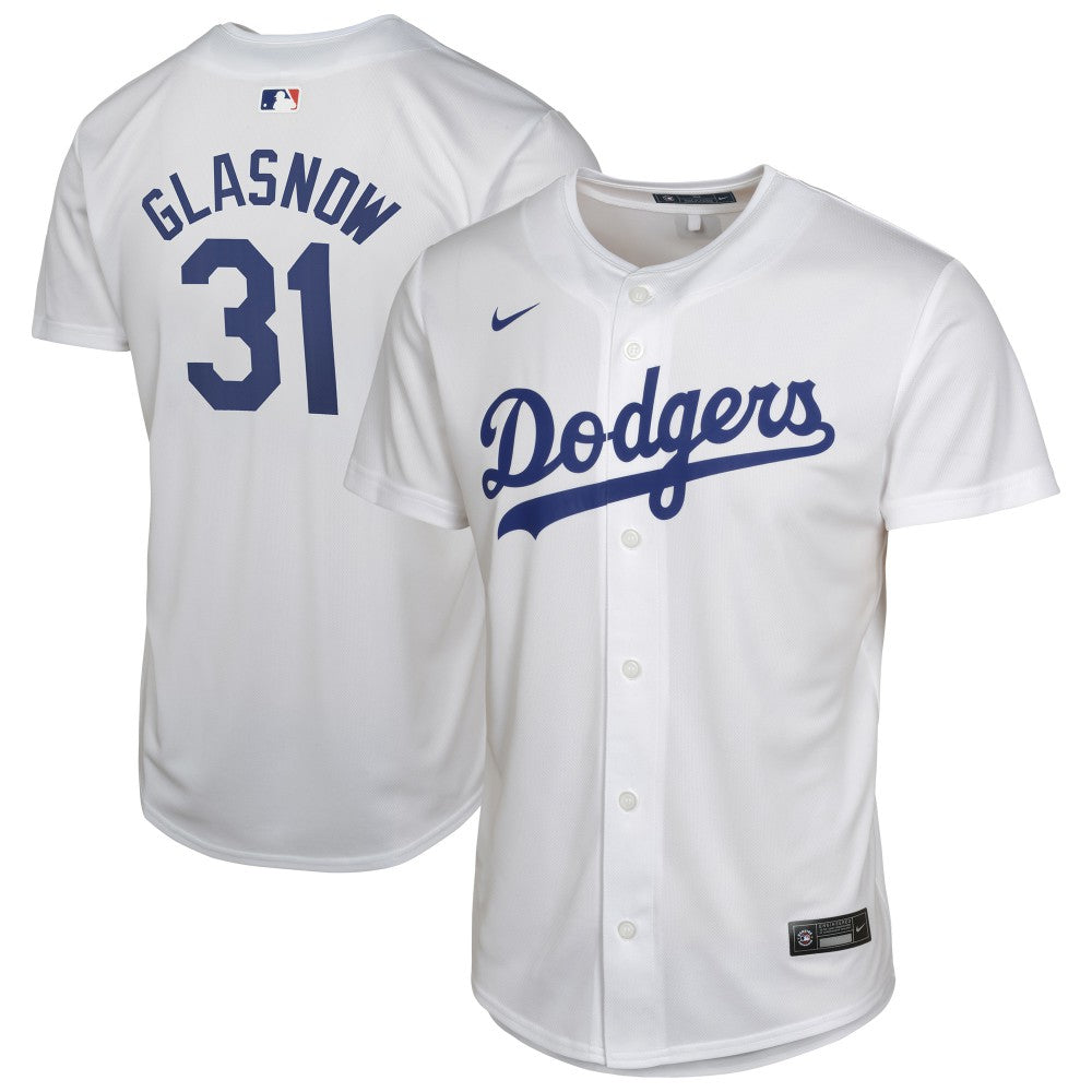 Tyler Glasnow Los Angeles Dodgers Youth Home Player Game Jersey White | Nike
