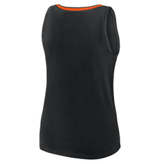 Baltimore Orioles Women's Plus Sized Stellar Win V-Neck Tank Top Black