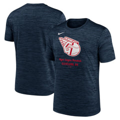 Cleveland Guardians Velocity Dri-FIT T-Shirt Navy | Nike