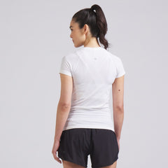Vancouver Canucks lululemon Women's Swiftly Tech Short-Sleeve Shirt 2.0 White