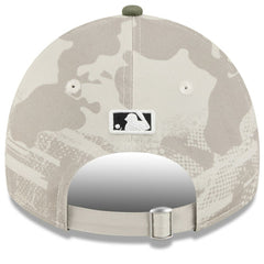 San Francisco Giants Women's 2025 Armed Forces Day 9TWENTY Adjustable Hat Light Beige/Olive | New Era