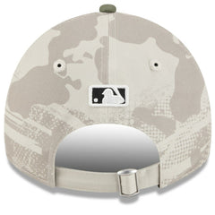 Chicago Cubs Women's 2025 Armed Forces Day 9TWENTY Adjustable Hat Light Beige/Olive | New Era