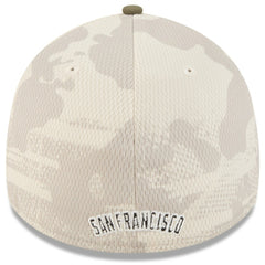 San Francisco Giants 2025 Armed Forces Day 39THIRTY Flex Hat Light Beige/Olive | New Era