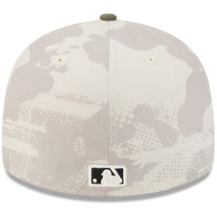 Pittsburgh Pirates 2025 Armed Forces Day 59FIFTY Fitted Hat Light Beige/Olive | New Era