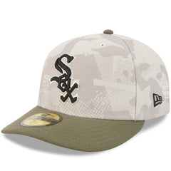 Chicago White Sox 2025 Armed Forces Day 59FIFTY Fitted Hat Light Beige/Olive | New Era
