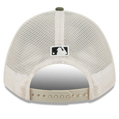 Los Angeles Dodgers 2025 Armed Forces Day 9FORTY M-Crown A-Frame Adjustable Hat Light Beige/Olive | New Era