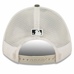 Chicago Cubs 2025 Armed Forces Day 9FORTY M-Crown A-Frame Adjustable Hat Light Beige/Olive | New Era
