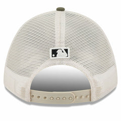 Houston Astros 2025 Armed Forces Day 9FORTY M-Crown A-Frame Adjustable Hat Light Beige/Olive | New Era