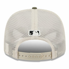 Houston Astros 2025 Armed Forces Day 9SEVENTY Stretch-Snap Hat Light Beige/Olive | New Era