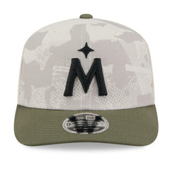 Minnesota Twins 2025 Armed Forces Day 9SEVENTY Stretch-Snap Hat Light Beige/Olive | New Era